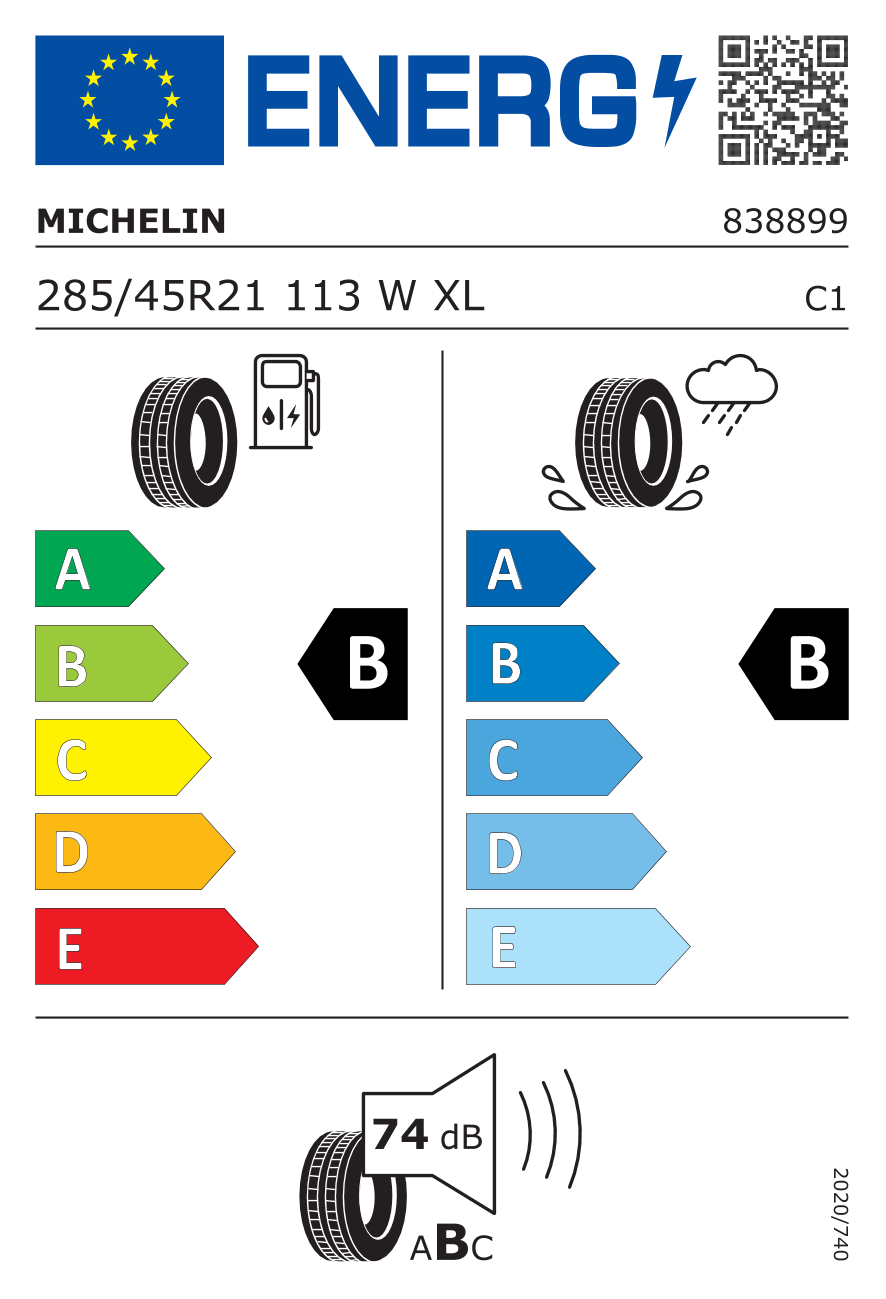 Michelin 285/45R21 113W XL MO1 Latitude Cross
