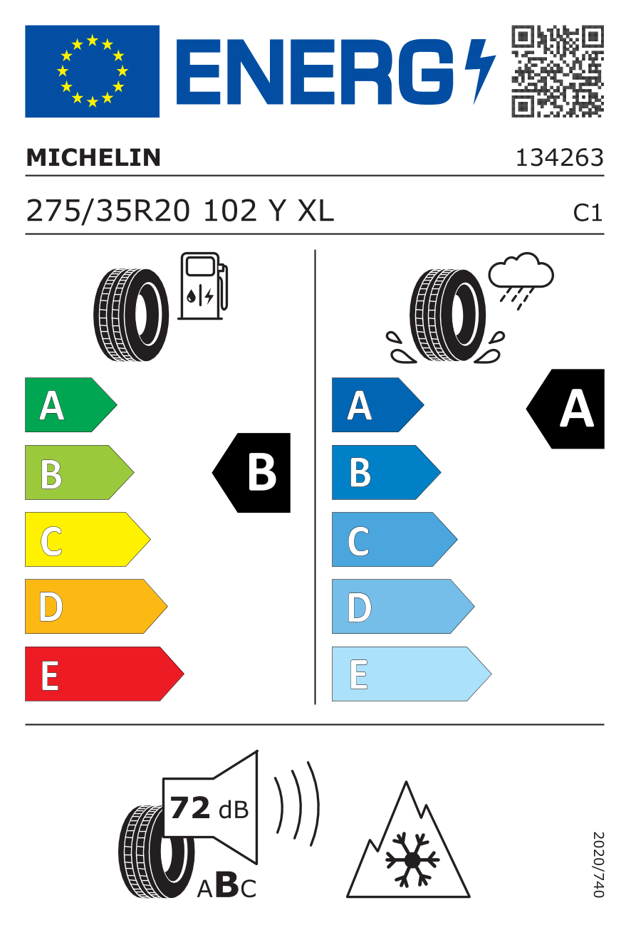 Michelin 275/35R20 102Y XL CrossClimate 3 Sport