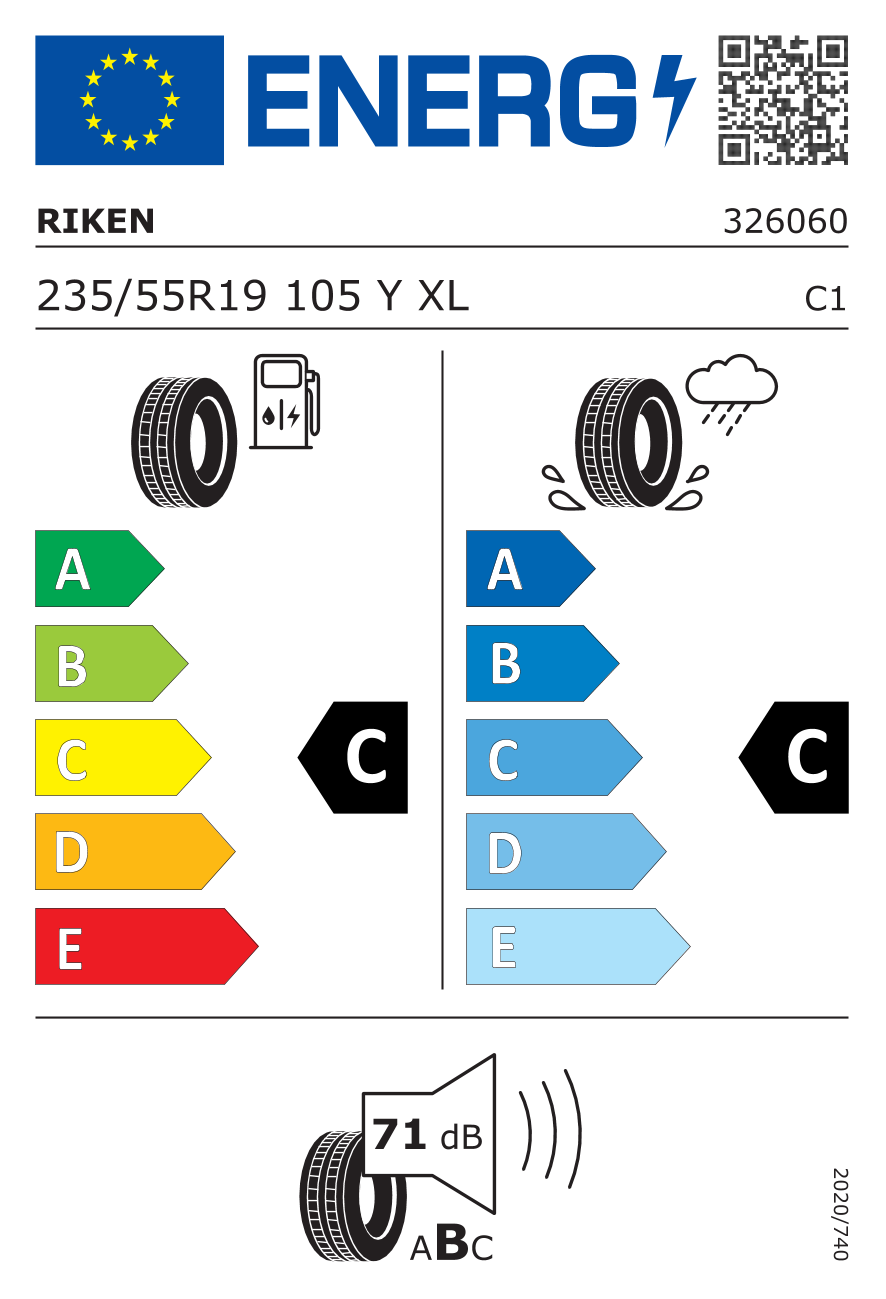 Riken 235/55R19 105Y XL 701