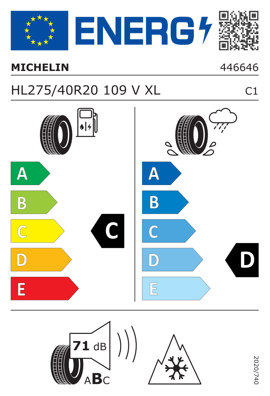 Michelin 275/40R20 109V XL * Pilot Alpin 5