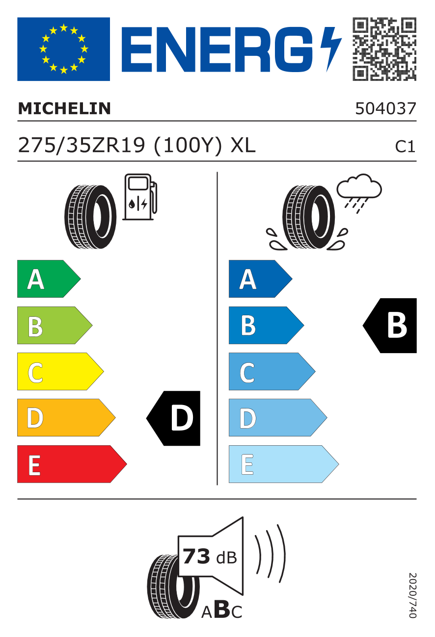 Michelin 275/35ZR19 100Y XL * Pilot Super Sport