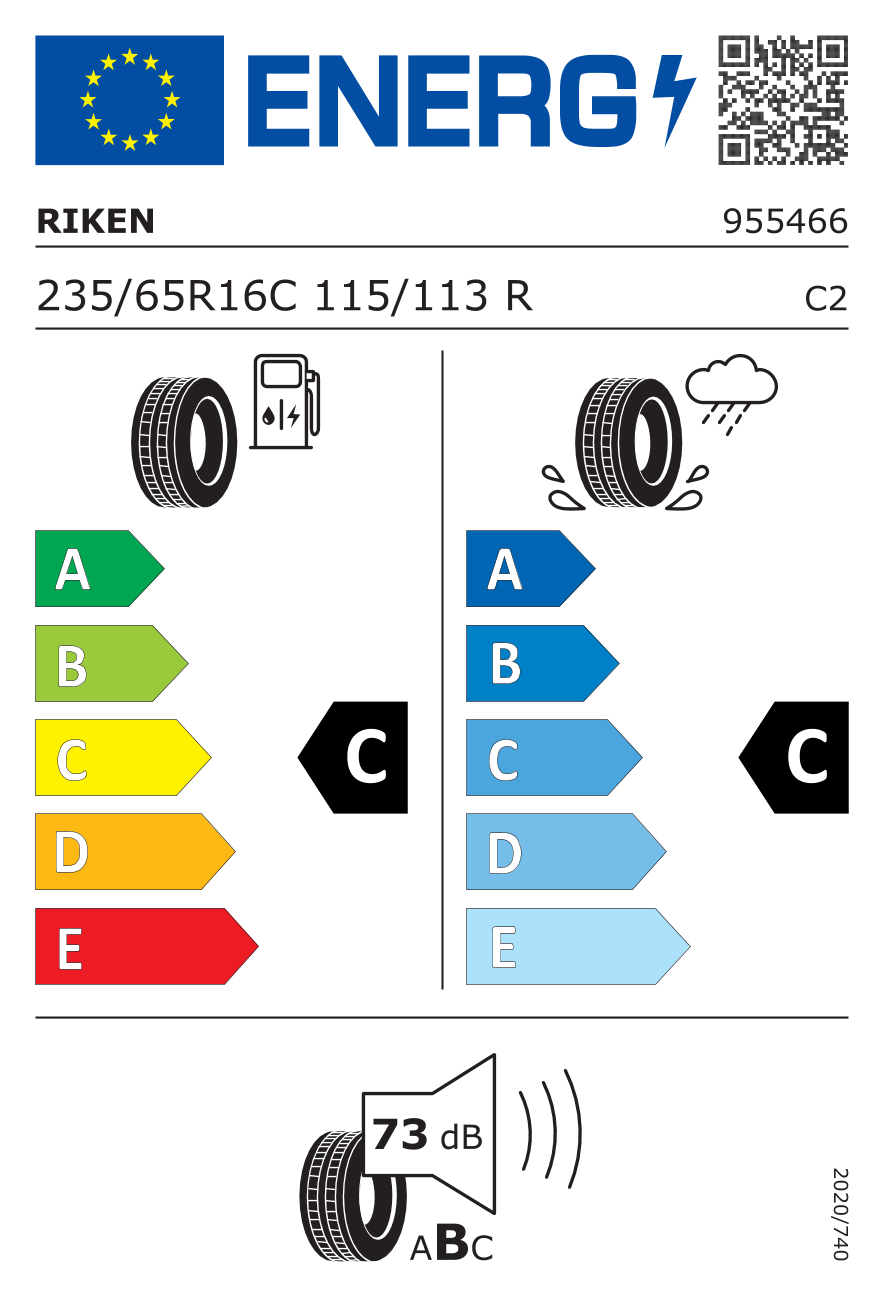 Riken 235/65R16C 115/113R Cargo Speed Evo