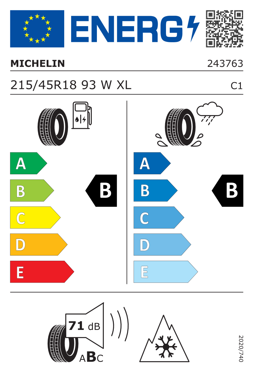Michelin 215/45R18 93W XL CrossClimate 2