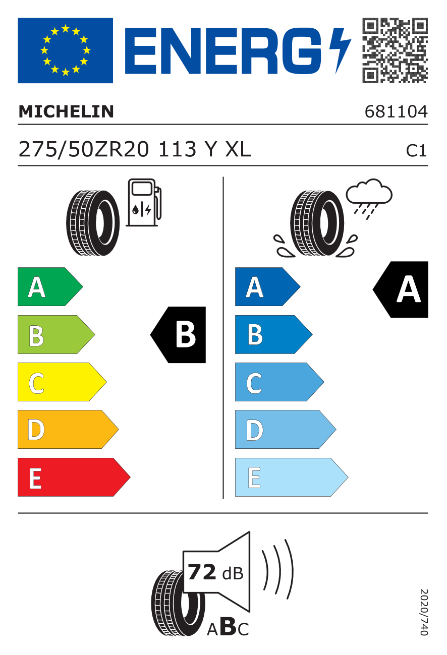 Michelin 275/50ZR20 113Y XL MO1 Pilot Sport 4 Suv