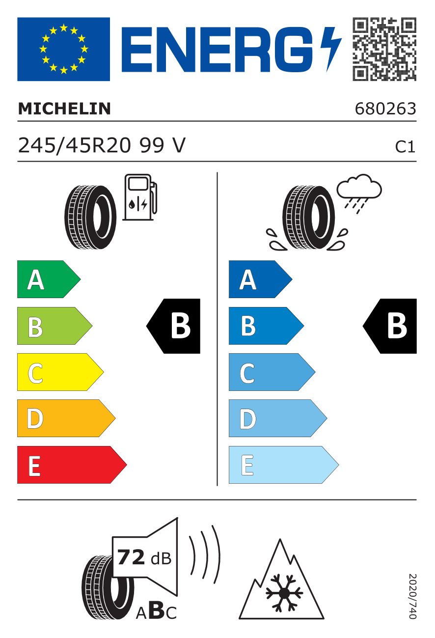 Michelin 245/45R20 99V CrossClimate 3