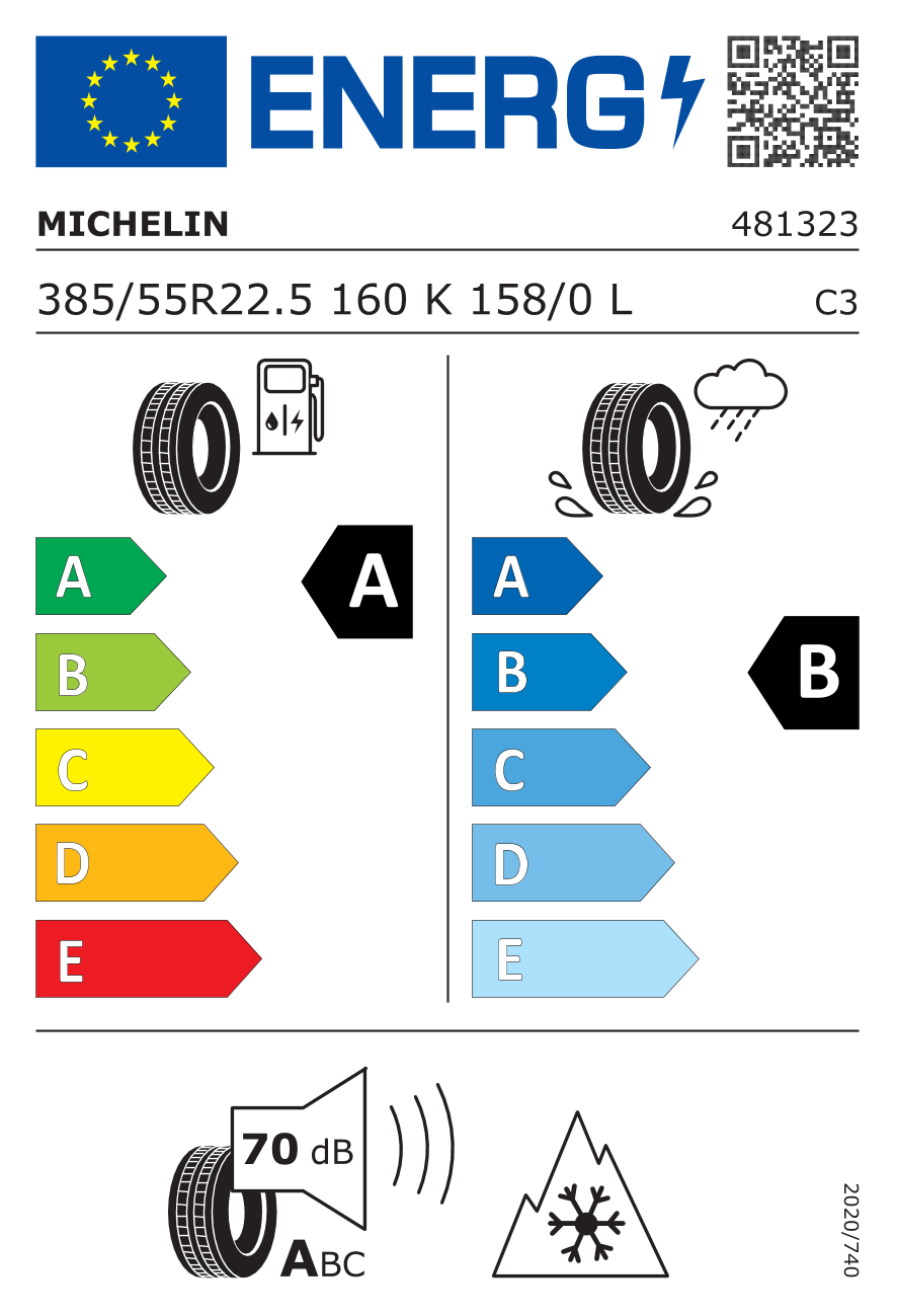 Michelin 385/55R22.5 160K X Line Energy F