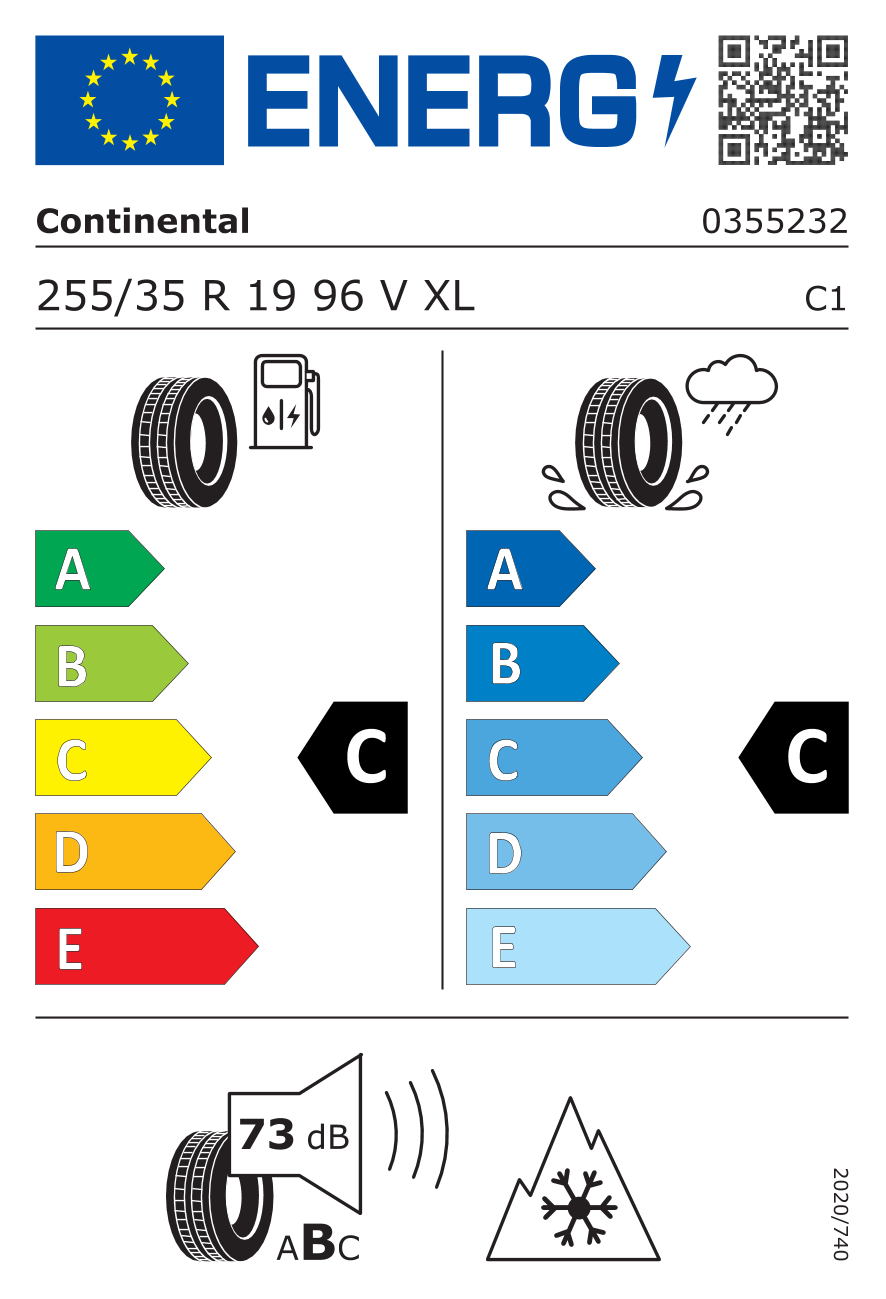 Continental 255/35R19 96V XL FR WinterContact TS 860 S