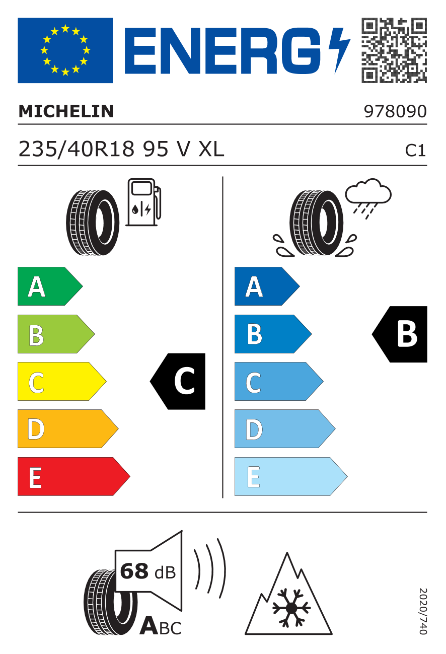 Michelin 235/40R18 95V XL MO1 Pilot Alpin 5