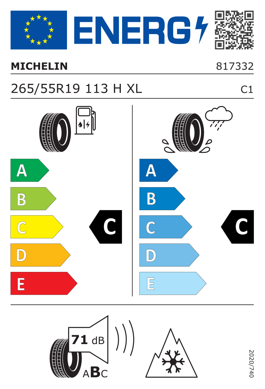 Michelin 265/55R19 113H XL Pilot Alpin 5 Suv